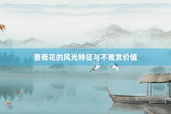蔷薇花的风光特征与不雅赏价值